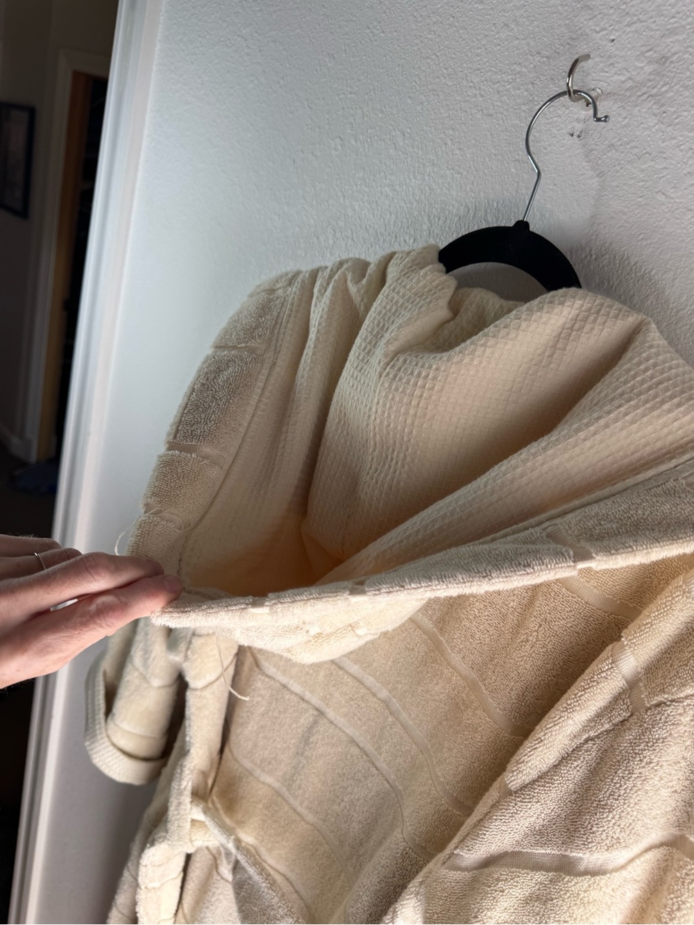 UNDER THE CANOPY Organic Cotton Waffle Robe - Size S/M - Picture 14 of 16